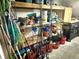 Organized storage room with fishing gear and supplies at 100 Pierce St # 703, Clearwater, FL 33756