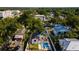 Inviting home with in-ground pool, surrounded by green grass, palm trees and privacy fence in backyard at 316 11Th N Ave, St Petersburg, FL 33701