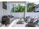 Relaxing patio with comfortable seating and lush greenery at 316 11Th N Ave, St Petersburg, FL 33701