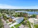 A scenic neighborhood featuring homes near a river, enhanced by lush trees and beautiful blue skies at 4234 4Th S St, St Petersburg, FL 33705