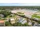 Inviting aerial view of a neighborhood featuring mature trees and scenic surroundings at 4234 4Th S St, St Petersburg, FL 33705