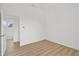 Bedroom with wood-look floors and ensuite bathroom at 4234 4Th S St, St Petersburg, FL 33705