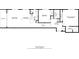 Detailed floor plan showcasing the layout and dimensions of the living spaces at 7532 Bayshore Dr # 205, Treasure Island, FL 33706