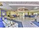 Spacious community lobby with comfortable seating at 7532 Bayshore Dr # 205, Treasure Island, FL 33706