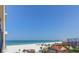 Breathtaking panoramic view of the ocean and white sand beach at 3820 Gulf Blvd # 608, St Pete Beach, FL 33706