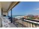Private balcony boasting stunning ocean views and comfortable seating at 3820 Gulf Blvd # 608, St Pete Beach, FL 33706