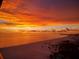 Stunning sunset over the ocean with beach view at 3820 Gulf Blvd # 608, St Pete Beach, FL 33706