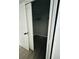 Spacious walk-in closet with gray walls and flooring at 1919 21St S St, St Petersburg, FL 33712