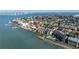 Bird's eye view of waterfront property near bridge at 800 Madonna Blvd # B, Tierra Verde, FL 33715
