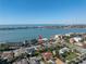 Waterfront home with beautiful views, aerial view at 800 Madonna Blvd # B, Tierra Verde, FL 33715