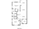 1291 sq ft floor plan with 2 bedrooms and 3 bathrooms at 800 Madonna Blvd # B, Tierra Verde, FL 33715