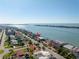 Aerial view showing home's waterfront location at 800 Madonna Blvd # B, Tierra Verde, FL 33715