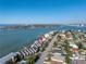 Stunning waterfront property, aerial view at 800 Madonna Blvd # B, Tierra Verde, FL 33715
