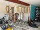 Unfinished bathroom with toilet and damaged walls at 15529 Redington Dr, Redington Beach, FL 33708