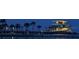 Night view of a modern pier with lights illuminating it at 4320 3Rd N Ave, St Petersburg, FL 33713