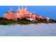 Pink hotel on the beach at dusk, sandy beach in the foreground at 4320 3Rd N Ave, St Petersburg, FL 33713
