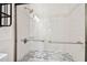 Clean shower with glass enclosure and tile surround at 4320 3Rd N Ave, St Petersburg, FL 33713