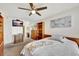 Main bedroom with TV, dresser, and view at 6269 Palma Del Mar S Blvd # 608, St Petersburg, FL 33715