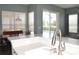 Kitchen with view of the pool and access to a breakfast nook at 10312 Cleghorn Dr, San Antonio, FL 33576
