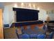 Large room with stage, perfect for events or meetings at 10312 Cleghorn Dr, San Antonio, FL 33576