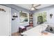 Modern kitchen with white cabinets and quartz counters at 4984 Oxford N Ave, St Petersburg, FL 33710