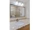 Bathroom with granite countertop and vanity at 5830 Midnight Pass Rd # 705, Sarasota, FL 34242