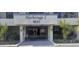 Main entrance to Harborage I Condominiums at 1651 Sand Key Estates Ct # 74, Clearwater Beach, FL 33767