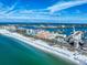 Aerial view of waterfront property and community at 158 Brightwater Dr # 1, Clearwater Beach, FL 33767