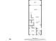 2-story floor plan with a bedroom, kitchen, and living room at 158 Brightwater Dr # 1, Clearwater Beach, FL 33767