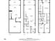 3-story floor plan showing various rooms and outdoor spaces at 158 Brightwater Dr # 1, Clearwater Beach, FL 33767