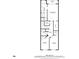 3-story floor plan with two bedrooms, two baths, and a balcony at 158 Brightwater Dr # 1, Clearwater Beach, FL 33767