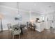 Modern kitchen with white cabinets and island, perfect for entertaining at 158 Brightwater Dr # 1, Clearwater Beach, FL 33767