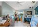 Home office with ample space for creativity and productivity at 366 6Th N Ave, Tierra Verde, FL 33715