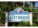 Sign welcoming visitors to Clearwater Beach at 7200 Ulmerton Rd # F2, Largo, FL 33771
