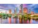 Tampa's cityscape at sunset, featuring skyscrapers and a river at 7200 Ulmerton Rd # F2, Largo, FL 33771