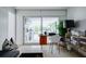 Comfortable home office with a large window, a sleek desk, and a relaxing workspace at 440 64Th Ave, St Pete Beach, FL 33706