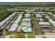 Community overview featuring pool, tennis courts, and numerous units at 4244 Tamargo Dr, New Port Richey, FL 34652