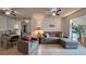 Living room with sectional sofa and comfortable seating at 1245 S Martin Luther King Jr Ave # 304, Clearwater, FL 33756