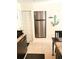 Stainless steel refrigerator in kitchen at 701 S Madison Ave # 106, Clearwater, FL 33756