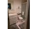 Clean bathroom with shower/tub combo and vanity at 701 S Madison Ave # 106, Clearwater, FL 33756