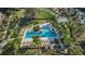 Community pool with surrounding lounge area at 12610 Rangeland Blvd, Odessa, FL 33556