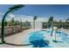Interactive splash pad for with palm-shaped water features at 12610 Rangeland Blvd, Odessa, FL 33556