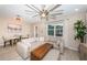 Comfortable living room featuring a sectional sofa and access to backyard at 12610 Rangeland Blvd, Odessa, FL 33556