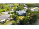 Aerial view of house near the water at 904 Bayshore Dr, Terra Ceia, FL 34250