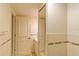 Clean bathroom with updated vanity and tiled walls at 707 1St Ct, Palm Harbor, FL 34684