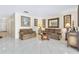 Cozy living room with tile floors, comfortable seating, and decorative accents that create a welcoming space at 3128 59Th S St # 214, Gulfport, FL 33707
