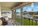Stunning water view from a condo balcony at 175 116Th Ave # 102, Treasure Island, FL 33706