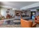 Community clubhouse lobby with fireplace and comfortable seating at 5130 Brittany S Dr # 106, St Petersburg, FL 33715