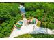 Aerial view of kayak and paddleboard storage area at 308 Mariner Dr # 308, Tarpon Springs, FL 34689