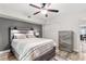 Bright bedroom with a comfortable bed and ample closet space at 4071 55Th N Way # 1051, Kenneth City, FL 33709